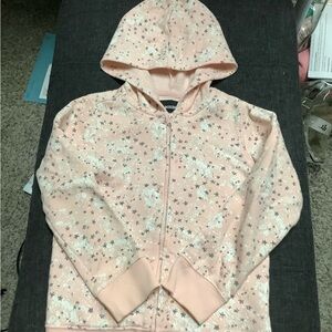 Kids Pink Star Hoodie